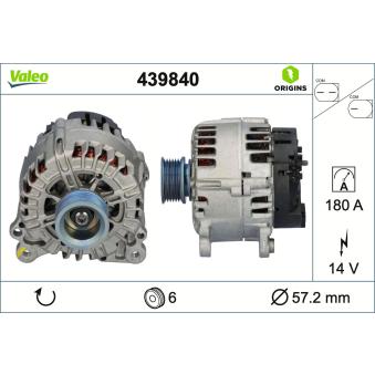Alternateur VALEO OEM 6E903023E