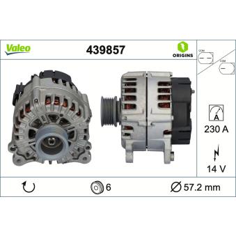 Alternateur VALEO OEM 06E903023D
