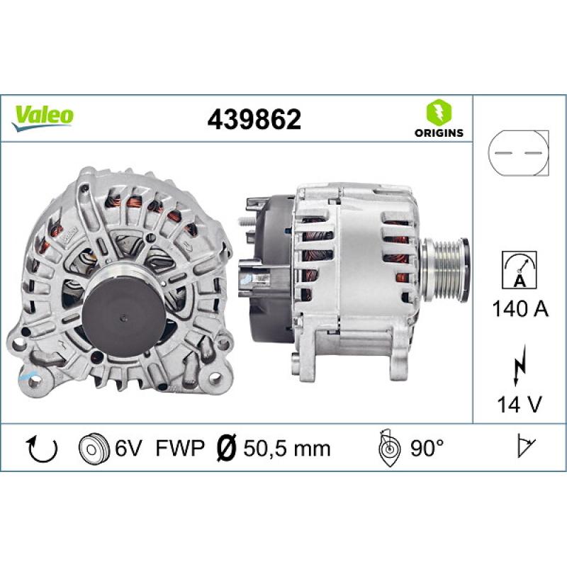 Alternateur VALEO 439862 - Visuel 1