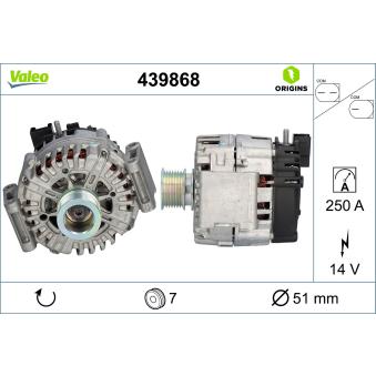 Alternateur VALEO OEM A0009060404