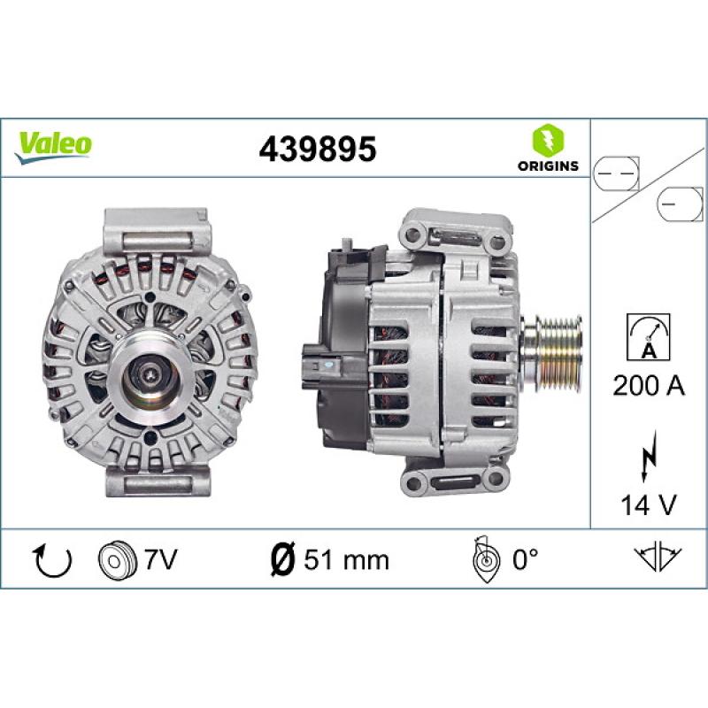 Alternateur VALEO 439895 - Visuel 1