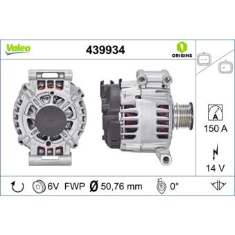 Alternateur VALEO OEM 9678731280 Alternateur VALEO OEM 9678731280