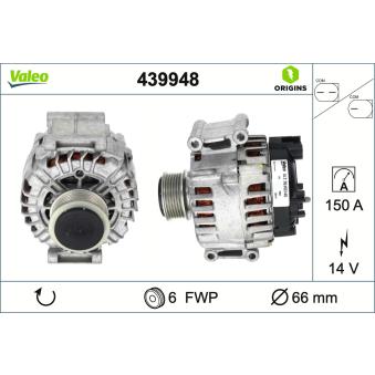 Alternateur VALEO OEM 06E903018E