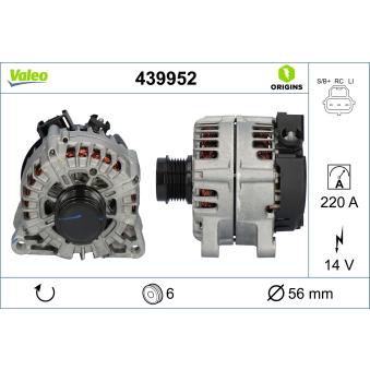 Alternateur VALEO 439952