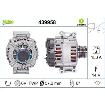 Alternateur VALEO 439958