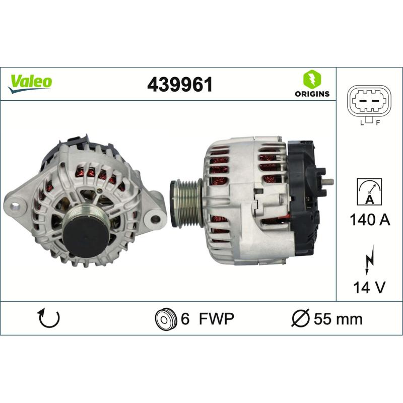Alternateur VALEO 439961 - Visuel 1