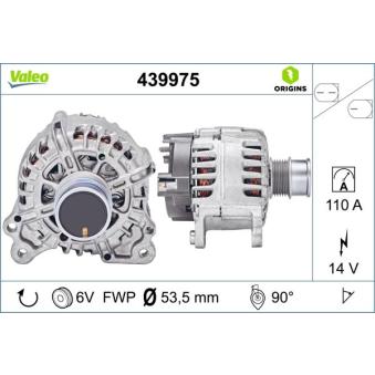 Alternateur VALEO OEM 04E903015AX