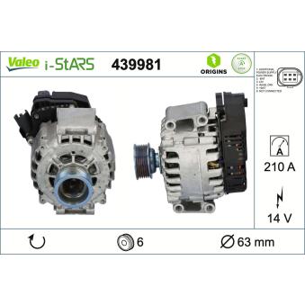 Alternateur VALEO 439981