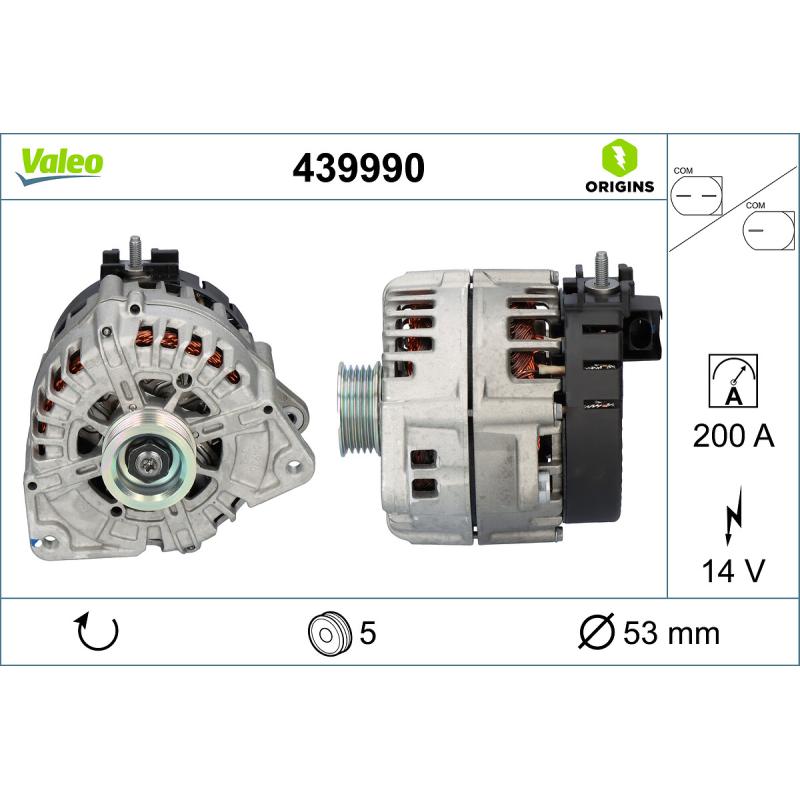 Alternateur VALEO 439990 - Visuel 1