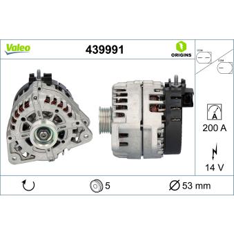 Alternateur VALEO 439991