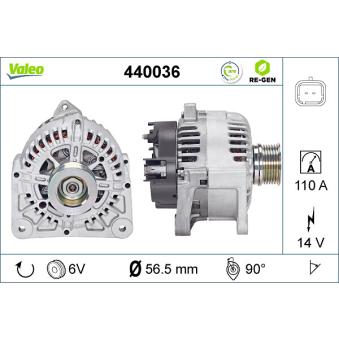 Alternateur VALEO OEM 8200667607