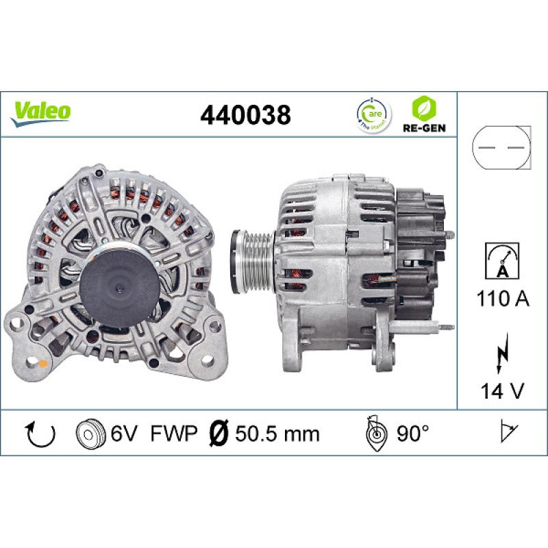 Alternateur VALEO 440038 - Visuel 1