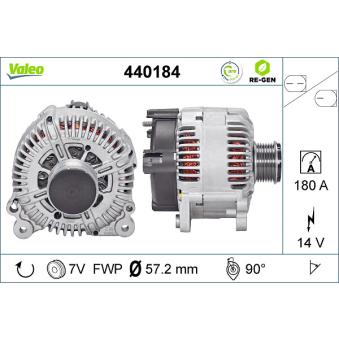 Alternateur VALEO OEM 021903016