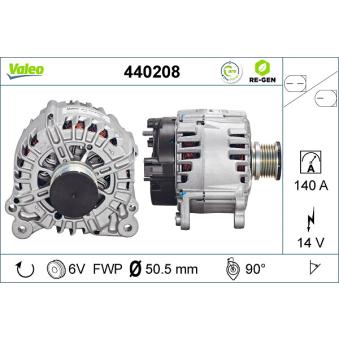 Alternateur VALEO OEM 03G903016B