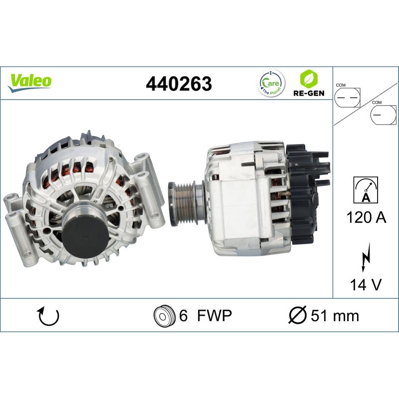 Alternateur VALEO 440263 - Visuel 1