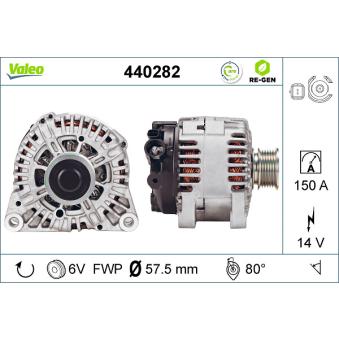Alternateur VALEO OEM 5705G8