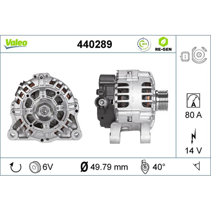 Alternateur VALEO 440289 - Visuel 1