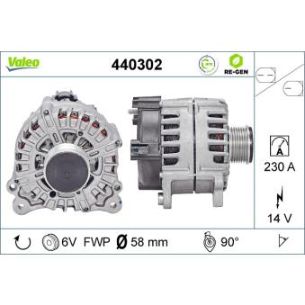 Alternateur VALEO OEM 03H903023D