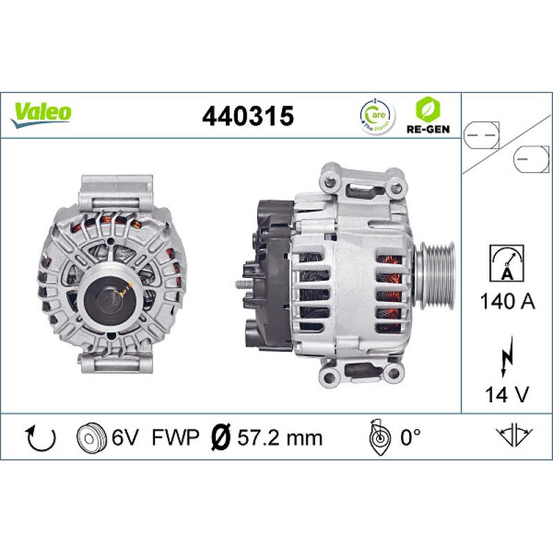 Alternateur VALEO 440315 - Visuel 1