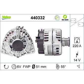 Alternateur VALEO OEM 0009062200