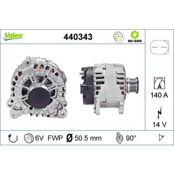 Alternateur VALEO OEM 3L903023CX