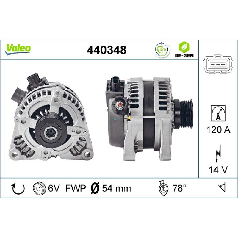 Alternateur VALEO 440348 - Visuel 1