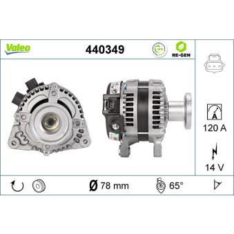 Alternateur VALEO OEM 1677167
