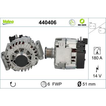 Alternateur VALEO OEM A0009063722