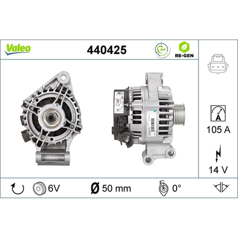 Alternateur VALEO 440425 - Visuel 1