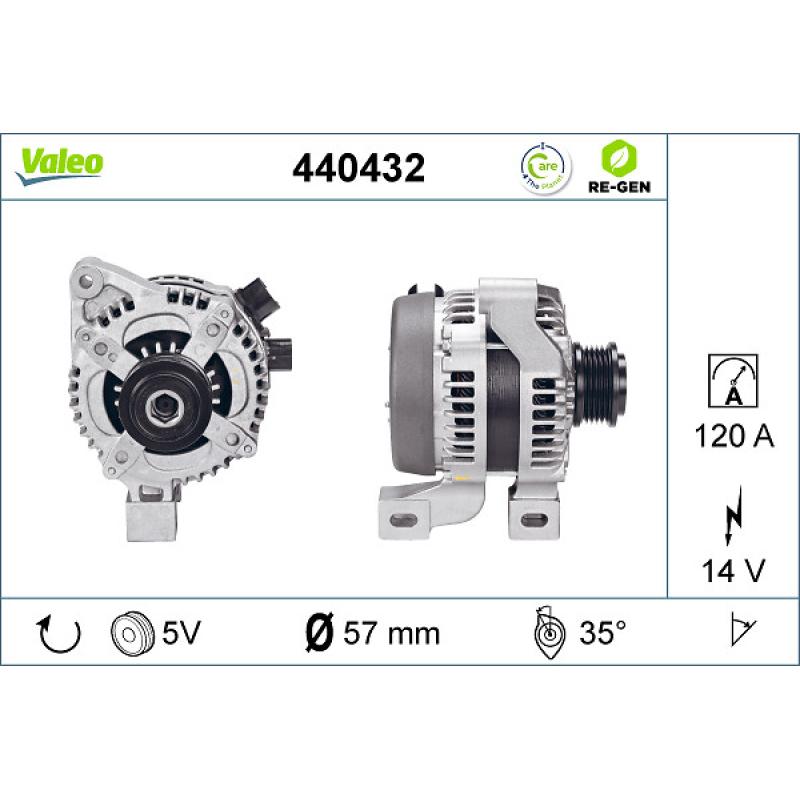 Alternateur VALEO 440432 - Visuel 1