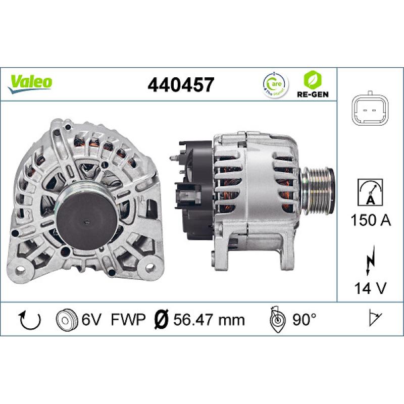 Alternateur VALEO 440457 - Visuel 1