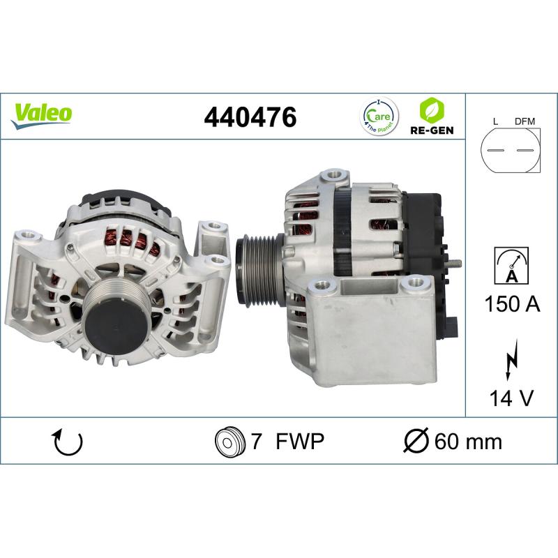 Alternateur VALEO 440476 - Visuel 1