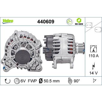 Alternateur VALEO OEM 03L903023J