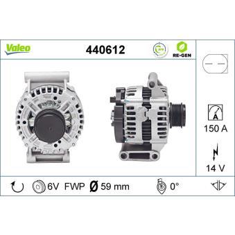 Alternateur VALEO OEM 1404791