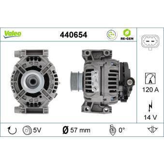 Alternateur VALEO OEM 1204150