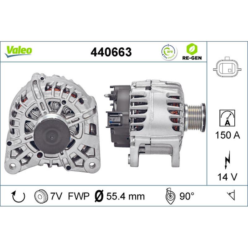 Alternateur VALEO 440663 - Visuel 1