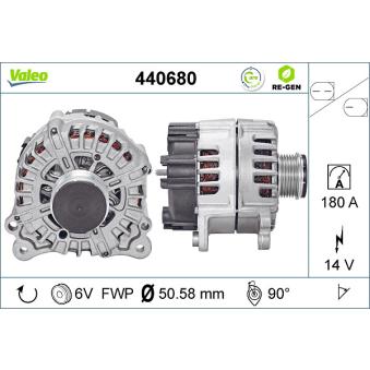 Alternateur VALEO OEM LR1180857