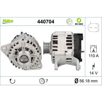 Alternateur VALEO OEM 504009977