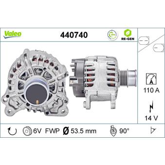 Alternateur VALEO OEM 04E903015AX