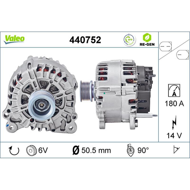 Alternateur VALEO 440752 - Visuel 1