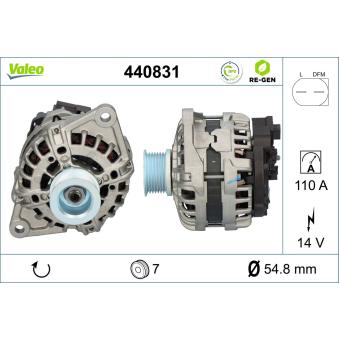 Alternateur VALEO OEM 504385133