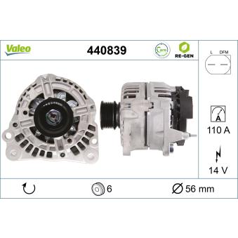 Alternateur VALEO OEM 036903024A
