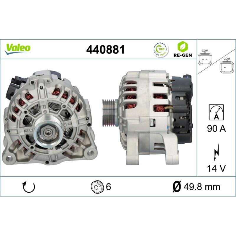 Alternateur VALEO 440881 - Visuel 1