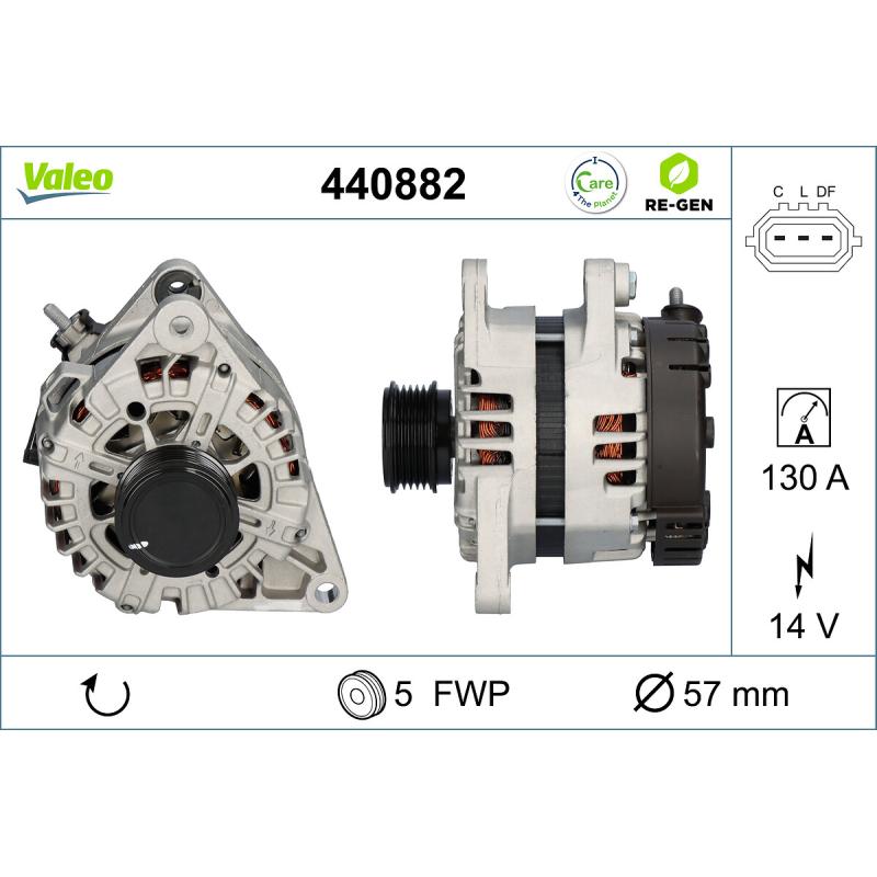 Alternateur VALEO 440882 - Visuel 1