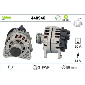 Alternateur VALEO OEM 231003837R Alternateur VALEO OEM 231003837R
