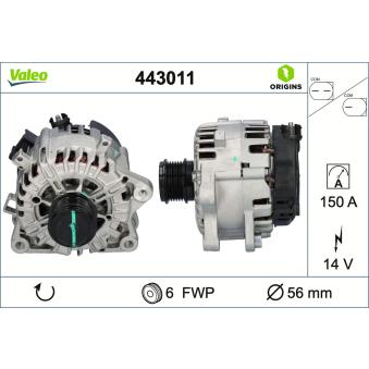 Alternateur VALEO OEM 2146821