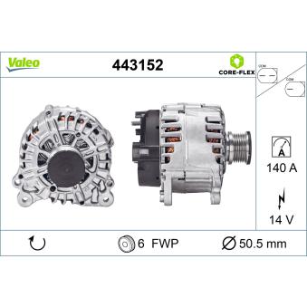 Alternateur VALEO OEM 03L903023LX