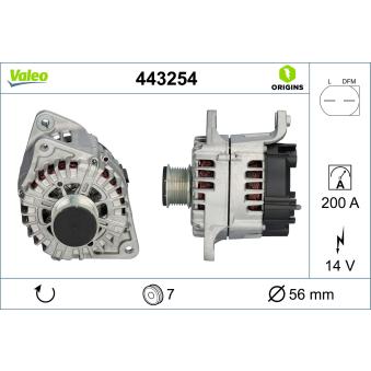 Alternateur VALEO OEM 5801837075