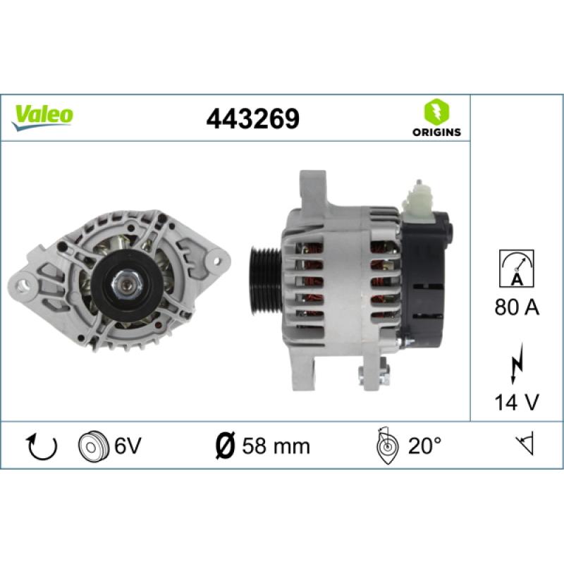 Alternateur VALEO 443269 - Visuel 1