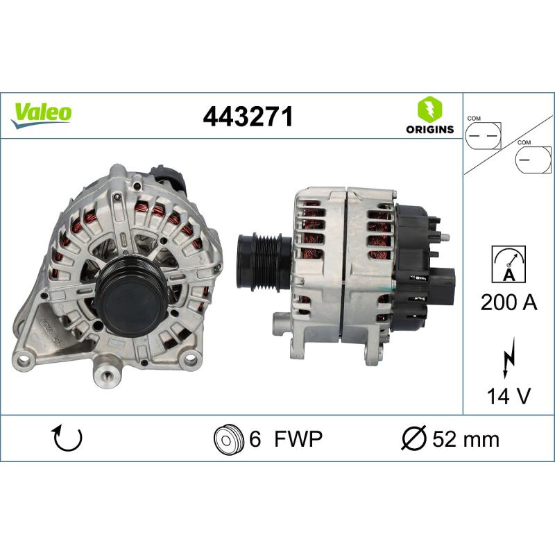 Alternateur VALEO 443271 - Visuel 1